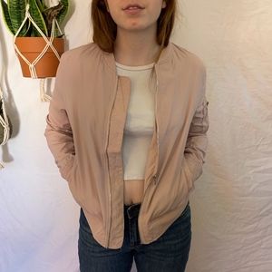 ZARA pink bomber